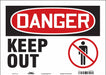 Safety Sign 10 in x 14 in Vinyl