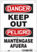 Safety Sign 10 in x 7 in Polyethylene
