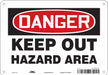 Safety Sign 7 in x 10 in Aluminum