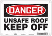 Safety Sign 7 in x 10 in Aluminum