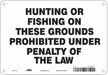 Safety Sign 7 in x 10 in Aluminum