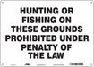 Safety Sign 10 in x 14 in Polyethylene