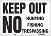 Safety Sign 10 in x 14 in Aluminum
