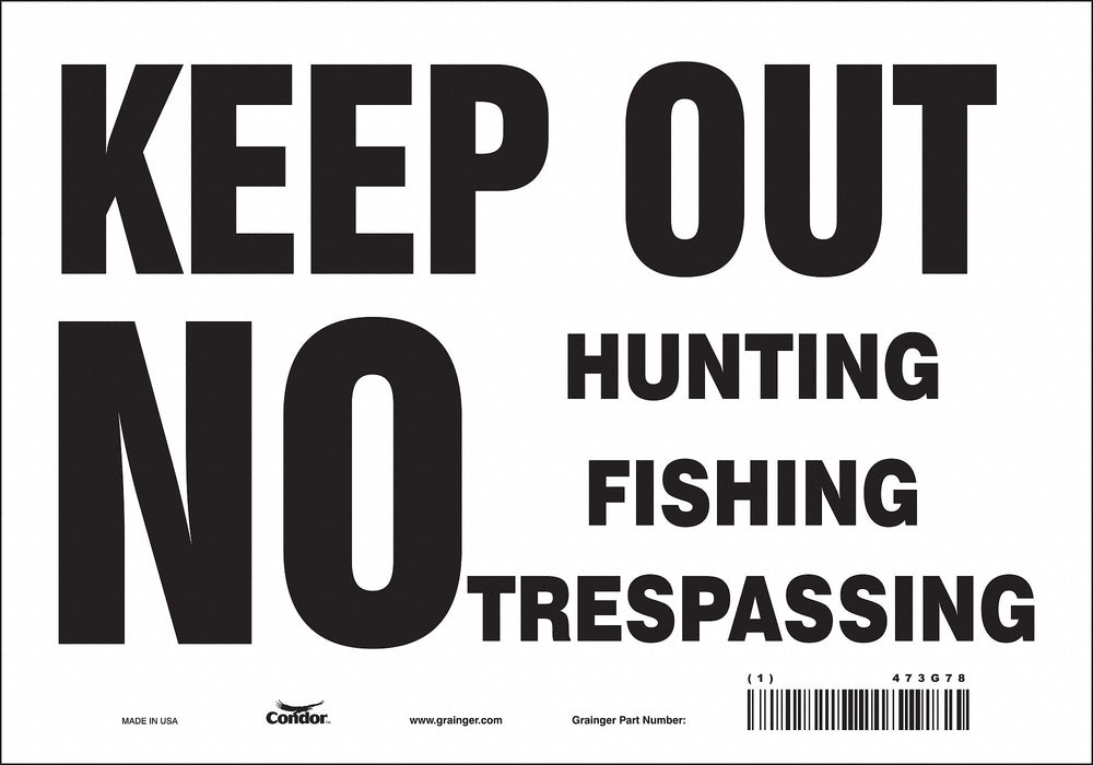 Safety Sign 7 in x 10 in Vinyl