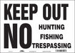 Safety Sign 10 in x 14 in Vinyl
