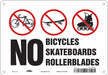 Safety Sign 7 in x 10 in Aluminum