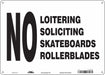 Safety Sign 10 in x 14 in Aluminum