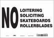 Safety Sign 7 in x 10 in Vinyl