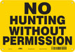 Safety Sign 7 in x 10 in Aluminum