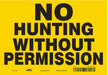 Safety Sign 7 in x 10 in Vinyl