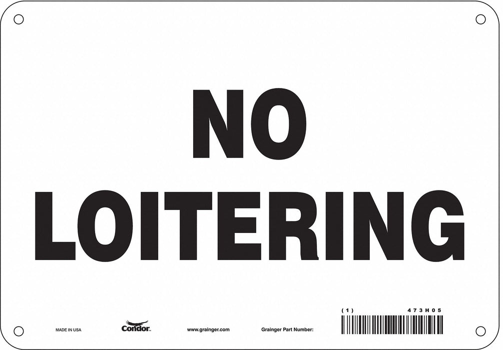 Safety Sign 7 in x 10 in Aluminum