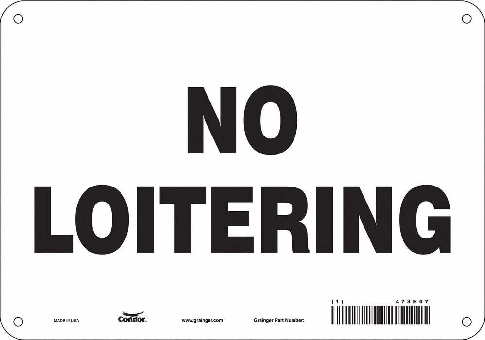 Safety Sign 7 in x 10 in Polyethylene