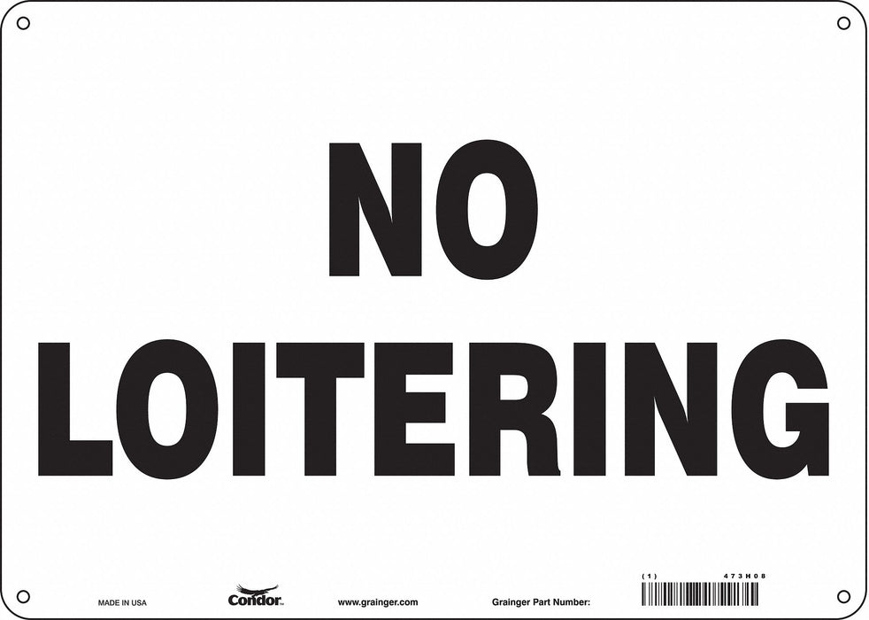 Safety Sign 10 in x 14 in Polyethylene