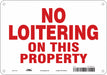 Safety Sign 7 in x 10 in Aluminum