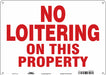 Safety Sign 10 in x 14 in Aluminum