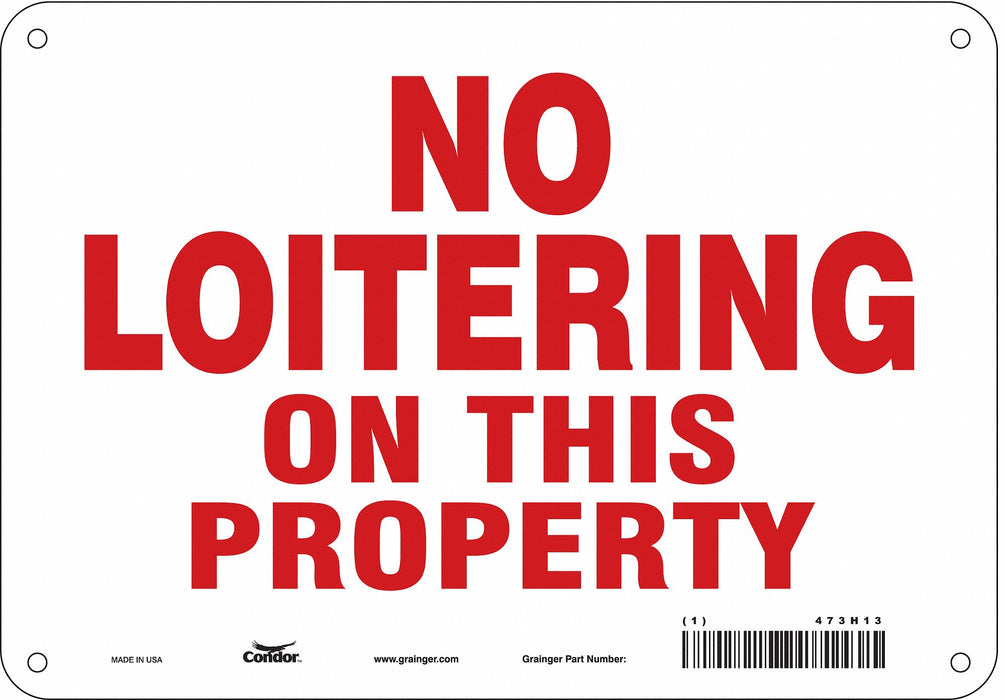 Safety Sign 7 in x 10 in Polyethylene
