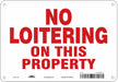 Safety Sign 7 in x 10 in Polyethylene