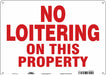 Safety Sign 10 in x 14 in Polyethylene