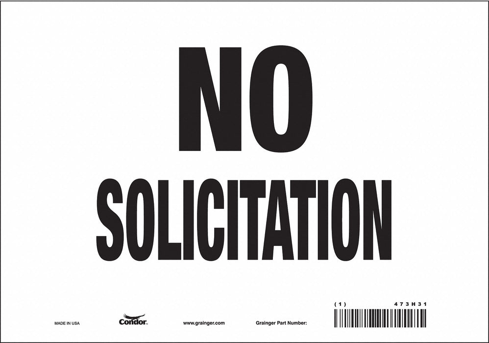Safety Sign 7 in x 10 in Vinyl