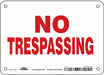 Safety Sign 7 in x 10 in Aluminum