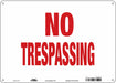 Safety Sign 10 inx14 in Aluminum