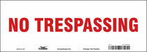 Safety Sign 5 in x 14 in Vinyl