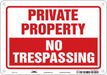 Safety Sign 7 inx10 in Polyethylene