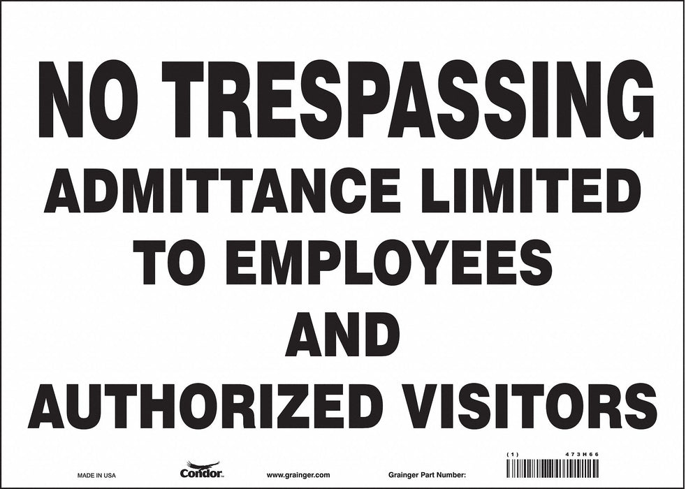 Safety Sign 10 in x 14 in Vinyl