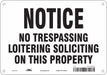 Safety Sign 7 in x 10 in Aluminum