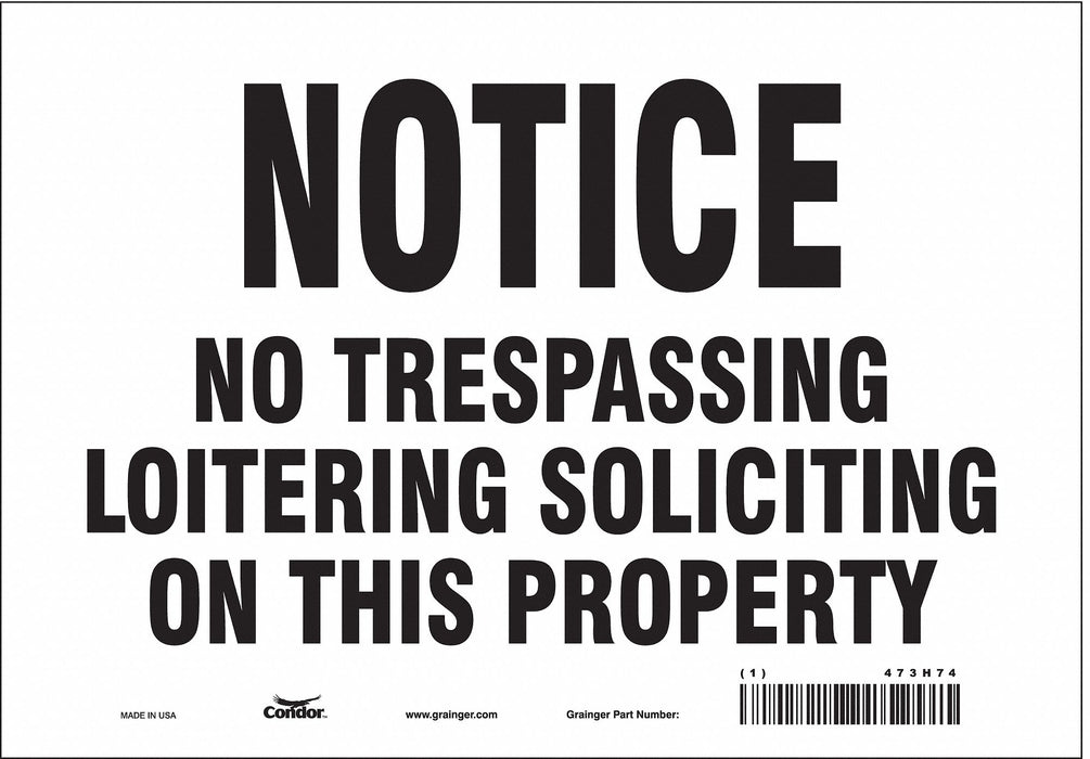 Safety Sign 7 in x 10 in Vinyl