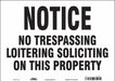 Safety Sign 10 in x 14 in Vinyl