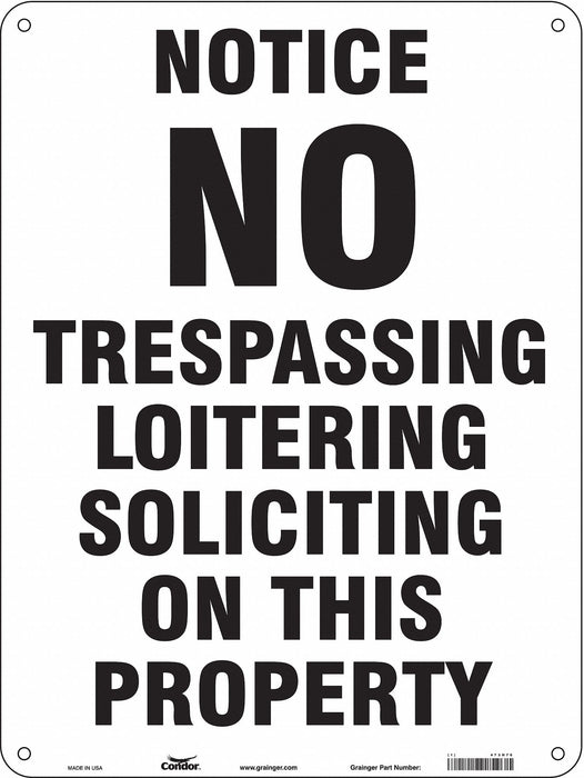 Safety Sign 18 inx24 in Aluminum