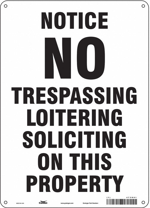 Safety Sign 14 inx10 in Polyethylene