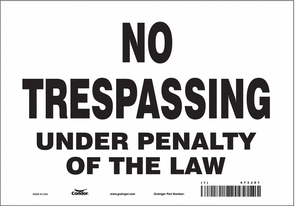 Safety Sign 7 in x 10 in Vinyl