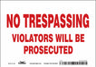 Safety Sign 5 in x 7 in Vinyl