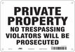 Safety Sign 7 in x 10 in Aluminum