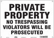 Safety Sign 10 inx14 in Aluminum