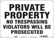 Safety Sign 10 inx14 in Polyethylene