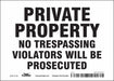 Safety Sign 5 in x 7 in Vinyl