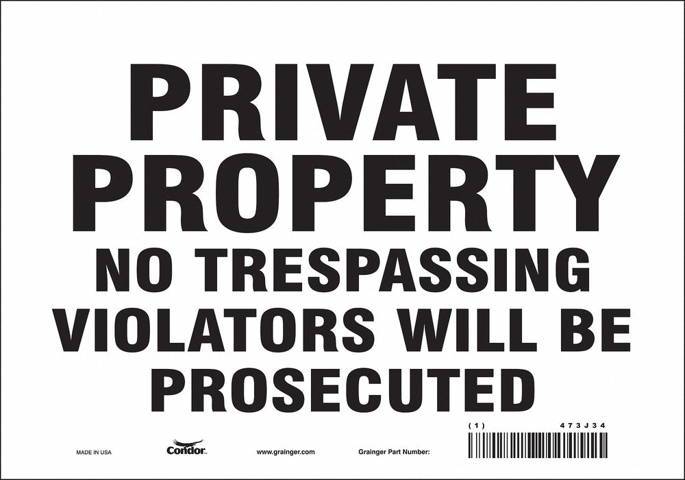 Safety Sign 7 in x 10 in Vinyl
