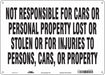 Safety Sign 10 in x 14 in Aluminum