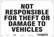 Safety Sign 7 in x 10 in Aluminum