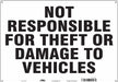 Safety Sign 14 in x 20 in Aluminum