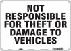 Safety Sign 10 in x 14 in Polyethylene