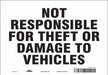 Safety Sign 7 in x 10 in Vinyl