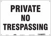 Safety Sign 10 in x 14 in Polyethylene