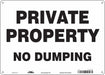 Safety Sign 10 in x 14 in Aluminum
