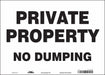 Safety Sign 10 inx14 in Vinyl