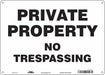 Safety Sign 10 inx14 in Aluminum