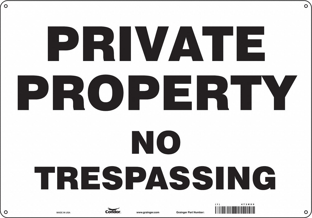 Safety Sign 14 inx20 in Aluminum